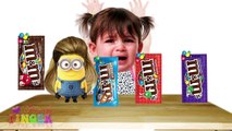 Bad Baby crying and learn colors-Colorful M&M candy- Finger Family Song Collection