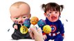 Bad baby with tantrum and crying for lollipops Little Babies learn colors with finger song video