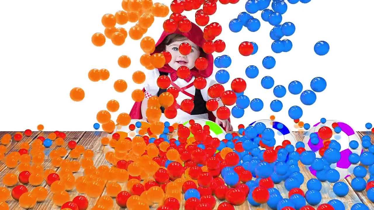 Learn Colors with Baby and Balls, Finger Family Song Nursery Rhymes for Kids