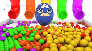 Learn Colors with Surprise Eggs for Children, Toddlers Learning Videos For Kid