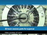 410.Giant 3D loom weaves parts for supercar