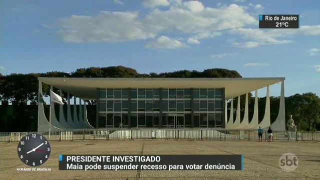 Câmara dos Deputados cogita suspender recesso para votar denúncia contra Temer