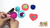 PLAY DOH RAINBOW CAKE! - CREAT Lollipop Rainbow playdoh toys with