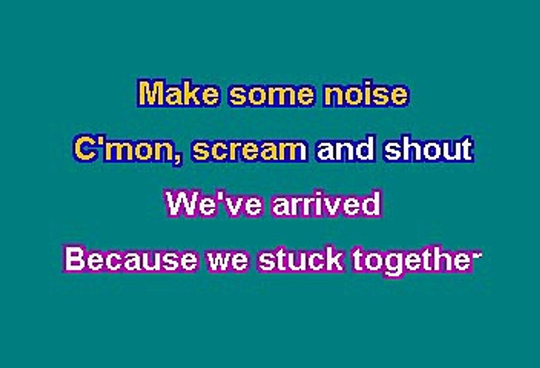 High School Musical - We're All In This Together (Karaoke)