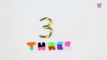 Learn Numbers with Play Doh Stop Motion for Kids _ Candy Sticks Number _ Learn to Count _
