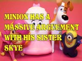 Toy MINION HAS A MASSIVE ARGUEMENT WITH HIS SISTER SKYE   MAX GIDGET TSLOP PAW PATROL