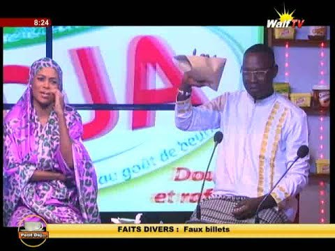 FAUX BILLETS dans Petit Dej: éclairecissements et tour de magie de Fall Ndiaga