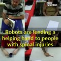 123.Robotic exoskeleton lends a hand