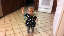My Baby Was Born to Shop! 1 year old Olivia Instinctively Knows How to do the Shop Walk!