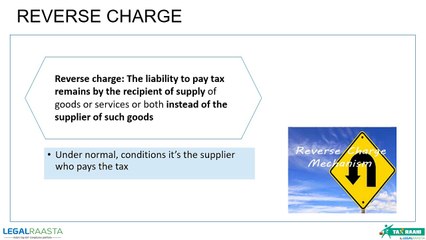 Reverse charge under GST (Hindi)