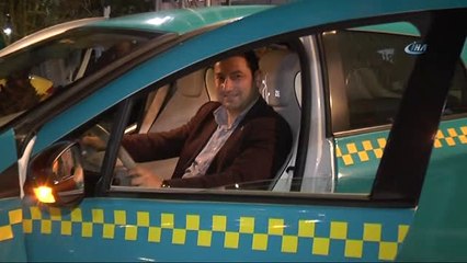 Merakla Beklenen Elektrikli Taksiler İlk Defa Taksim'de Görücüye Çıktı