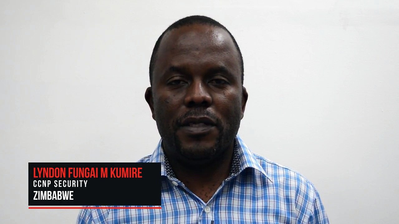 Lyndon of Zimbabwe Gives #Review about #NetworkBulls CCNP Security Training & More