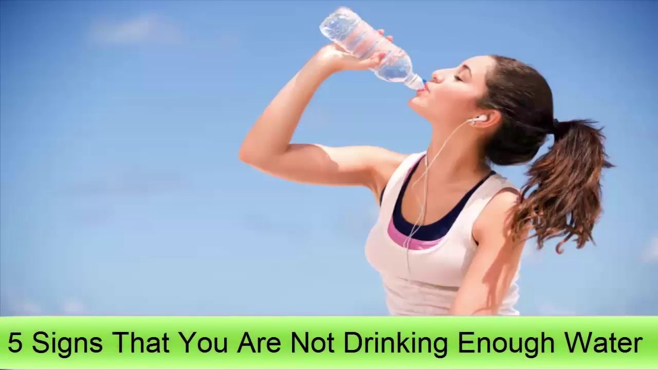 5 Signs That You Are Not Drinking Enough Water