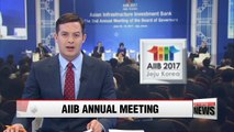 AIIB kicks off annual meeting in Jeju