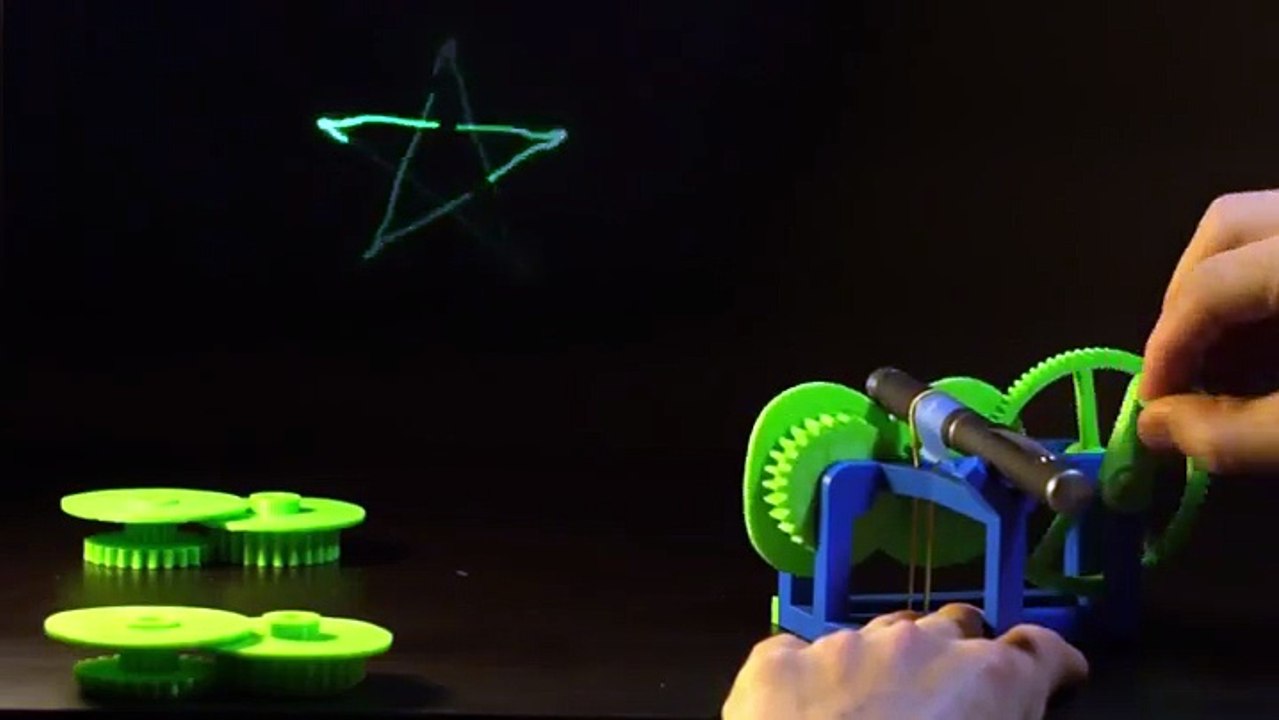 Mechanical laser show