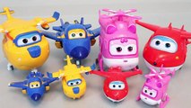 Super Wings 슈퍼윙스 기지와 로보카폴리 장난감 Robocar Poli and Superwings base toys