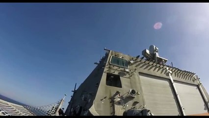 Abattage d'un drone par un missile de l'USS Jackson LCS-6.