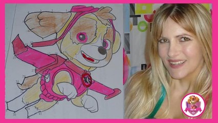 Paw Patrol - Skye Dot to Dot AND Coloring Pages
