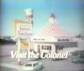 La prima pubblicità del Kfc