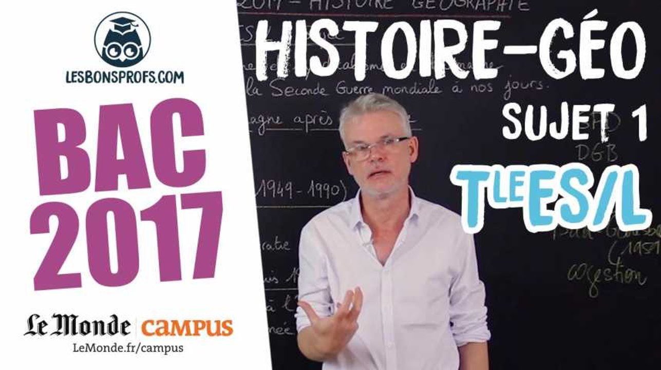 Bac ES/L 2017 : corrige d'Histoire-Géo (sujet 1 - Socialisme)