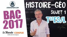 Bac ES/L 2017 : corrige d'Histoire-Géo (sujet 1 - Socialisme)