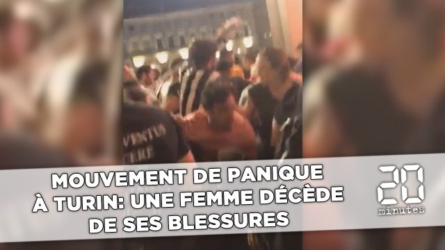 Mouvement de panique à Turin: Une femme a succombé à ses blessures