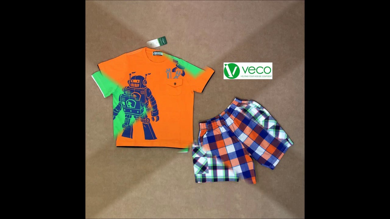 Quần áo trẻ em giá sỉ tại Hà Nội- bộ bé trai rôbot