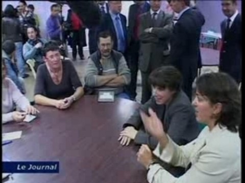 Fadela Amara en banlieue à Ermont