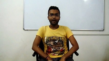 Our Student Mr. Sandip Banerjee is Sharing his experience