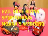 Toy EVIL SKYE RUINS SPIDERMAN & MOANA'S WEDDING   LIGHTENING MCQUEEN MAX MINNIE MOUSE PAPA SMURF CARS 3 GIDGET ANNA