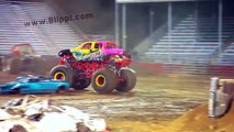 Monster Truck Toys for Kids - l23423werwerwhile jumping and h
