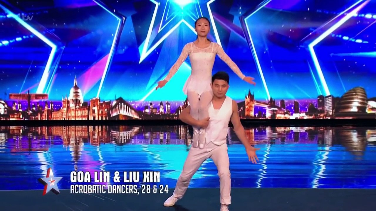 Gao Lin & Liu Xin STUNS Everyone With Their Acrobatics   Week 2   Britain s Got Talent 2017