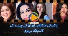 14 Pakistani actresses & their cosmetic surgeries. Sara Loren(Mona Lizza) and Mishi Khan surgeries are worst