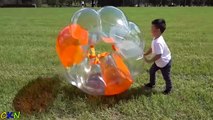 X-Shot GIANT Bubble Ball Kids Park Playtime Fun Run & Smash Roll