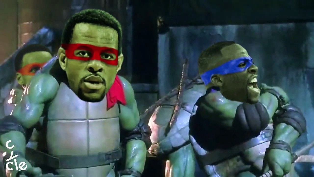 Les Tortues Ninja face à LeBron James ! - Vidéo Dailymotion