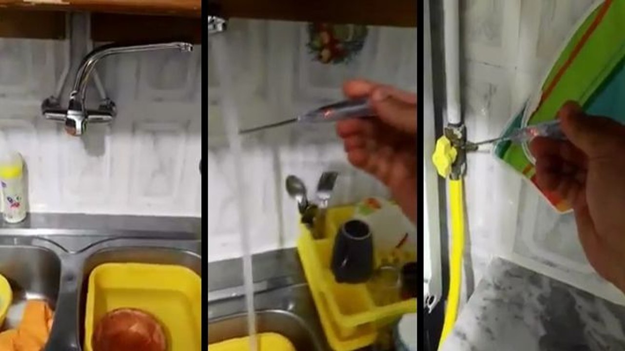 Eau du robinet électrifié à Boumerdès (Algérie)