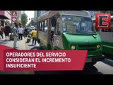 Aumento a la tarifa del transporte público de la CDMX genera desacuerdos