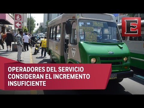 Aumento a la tarifa del transporte público de la CDMX genera desacuerdos