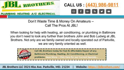 Plumber Baltimore | Plumbers Baltimore | Baltimore Plumbers