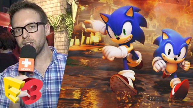 E3 2017 : On a joué à Sonic Forces sur PS4, Sonic en forme en 2D et en 3D