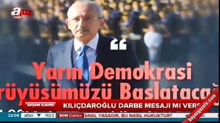 Kılıçdaroğlu darbe mesajı mı verdi?