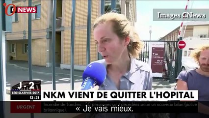 Législatives: les premiers mots de NKM après sa sortie de l’hôpital