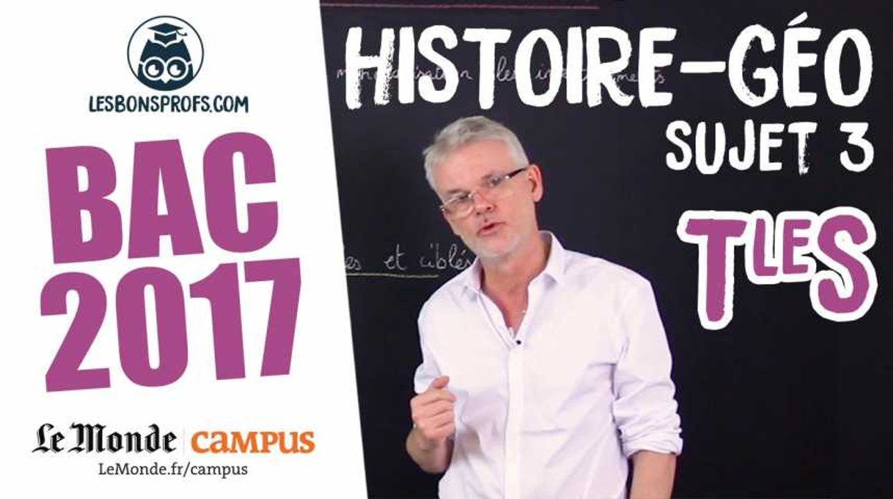 Bac S 2017 : corrigé d'Histoire-géo (étude de documents Afrique)