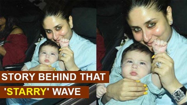The Secret Behind Kareena Kapoors Son Taimurs Starry Wave At Tusshar Kapoor Son Birthday bash