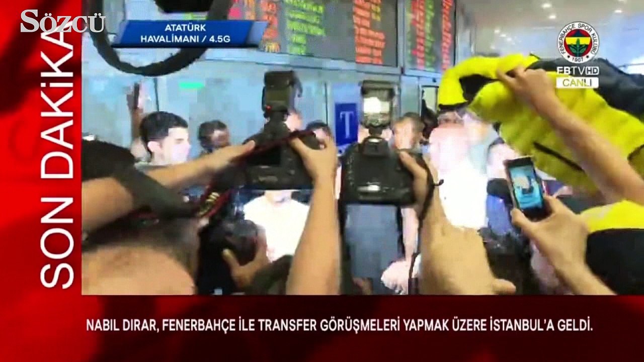 Fenerbahçe’nin yeni transferi Dirar İstanbul’da