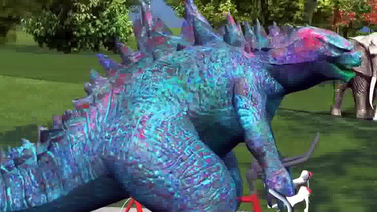 Godzilla Vs Dinosaurs Fighting Dinosaur Lion Animal Cartoons For Children Dinosaurs For Ki