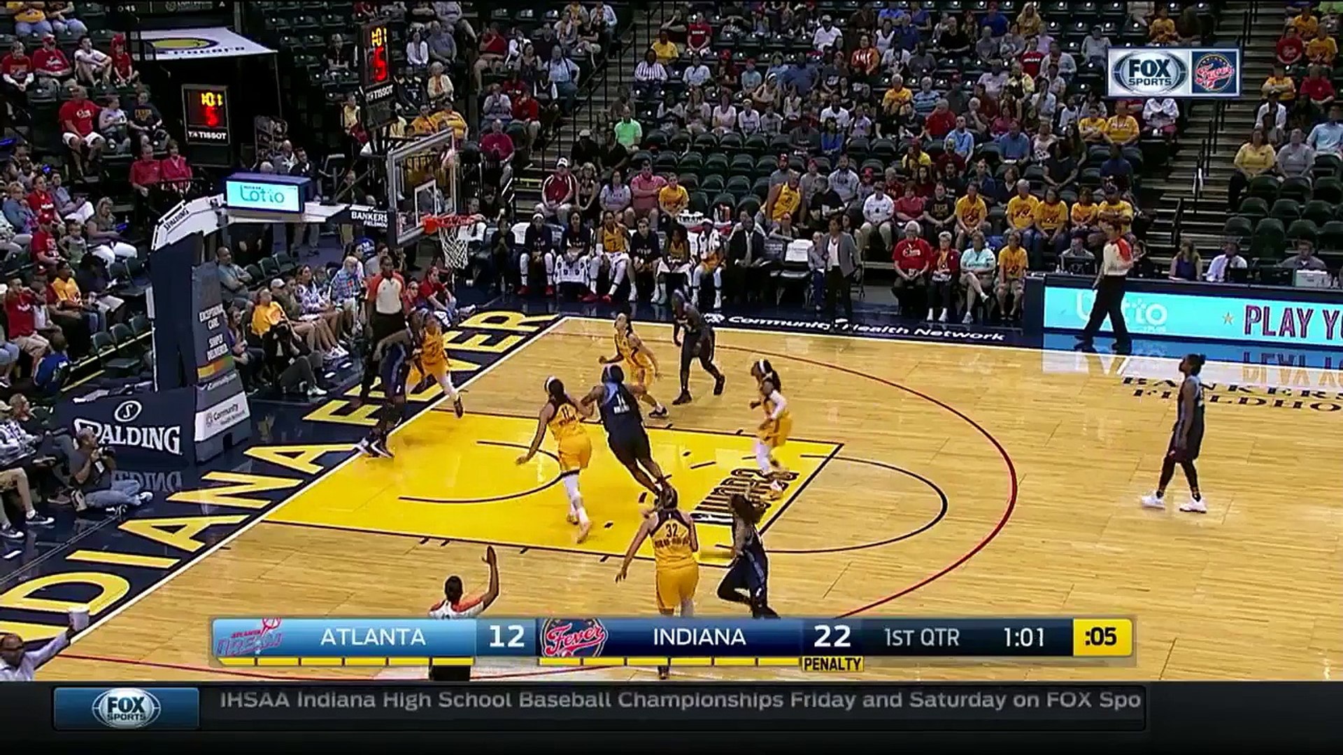 ⁣WNBA. Indiana Fever - Atlanta Dream 15.06.17 (Part 1)