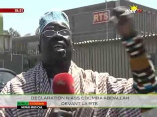Ecoutez la déclaration de Sidy Lamine NIASS devant la RTS (Version Sa Ndiogou)