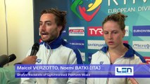 European Diving Championships-Kyiv- Noemi BATKI, Maicol VERZOTTO (ITA) - Bronze medalists of Synchronised Platform Mixed