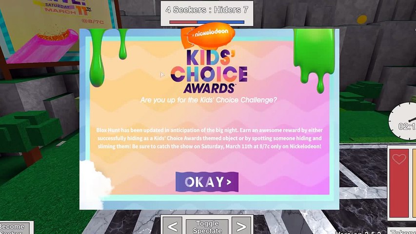 Its A Miracle Roblox Blox Hunt Nickelodeon Kids Choice Awards